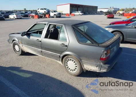 1990 Saab 9000 z USA, uszkodzony, nr VIN YS3CL58L8L2001799